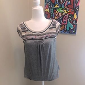 One September cap sleeve shirt